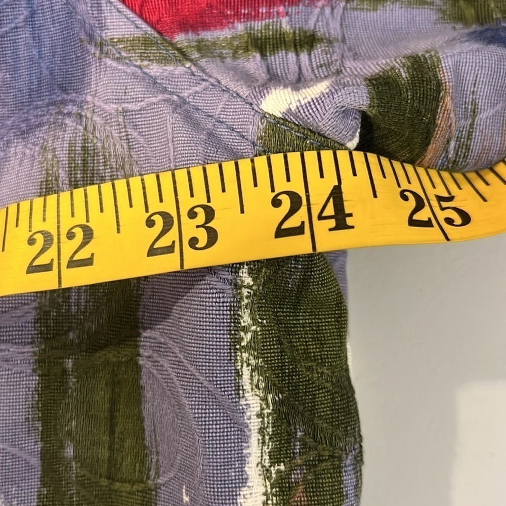 Drapers & Damons Cotton Textured Jacket Colorful Size 1X - Picture 8 of 10